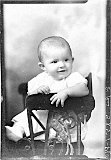 Baby photo 0f Shirley Escher,  Fritz and Genevieves first born, circa 1938.